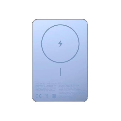 Батарея універсальна Xiaomi 5000mAh Super Slim Magnetic&Wireless 5000mAh 15W Blue (BHR08POGL)