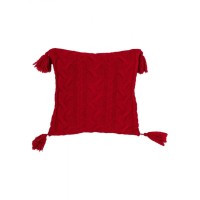 Наволочка Прованс декоративна в'язана Hit Kosa червона 45х45 (031668)