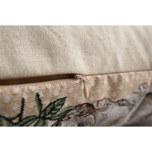 Подушка Прованс гобеленова декоративна Alicia хатинка та кролики 45х45 см (026041)