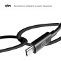 Дата кабель USB 2.0 AM to USB-C 1.2m AMD718BL black Armorstandart (ARM64372)