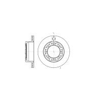 Гальмівний диск REMSA 61170.10