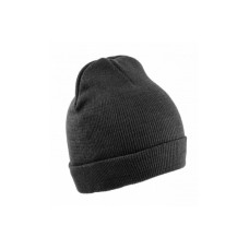 Шапка робоча Hoegert JONAS HT5K487 утеплена 50% поліестер/45% район/5% акрил чорна (HT5K487)