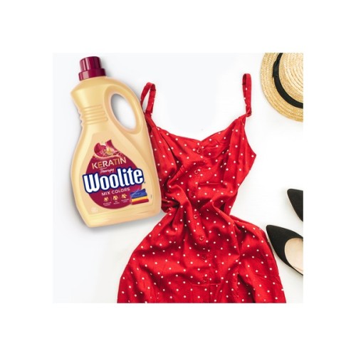 Гель для прання Woolite Для кольорових тканин З кератином 2.7 л (5900627090475)