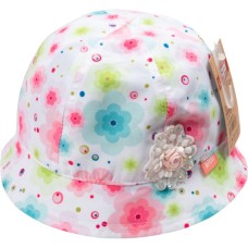 Панама дитяча Kitti з квіточками (Y8120-9-46G-white)