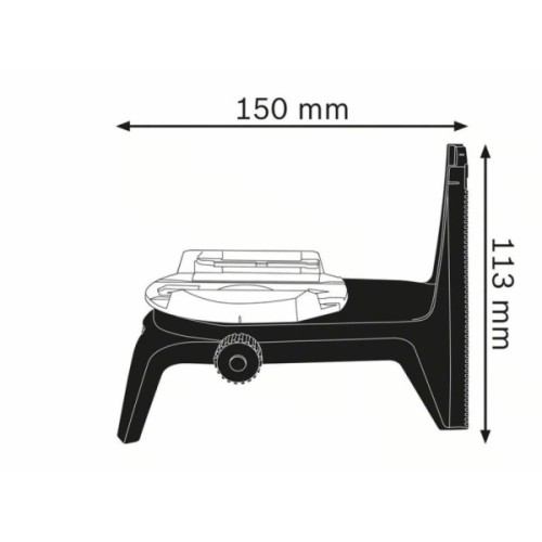 Штатив для нівеліру Bosch Professional RM2, 150х80х113мм (0.601.092.700)