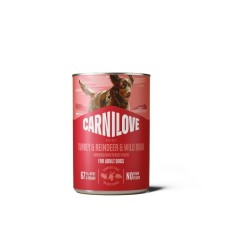 Консерви для собак Carnilove Turkey & Reindeer & Wild boar 400 г (8595602582846)
