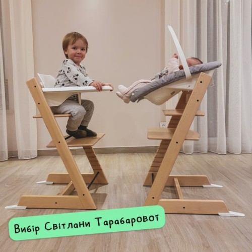Стілець для годування Stokke Tripp Trapp, Whitewash (слонова кістка) (100105)