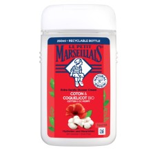 Гель для душу Le Petit Marseillais БІО Бавовна та Мак 250 мл (3574661577593)