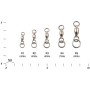Вертлюг Decoy PR-12 Power Roll Ring з заводним кільцем No.4 (2 шт/уп) (1562.03.95)