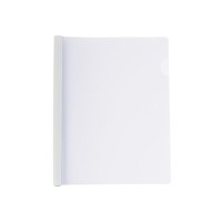 Папка-швидкозшивач Economix А4 з планкою-затиском 6 мм (2-35 аркушів), біла (E31204-14н)