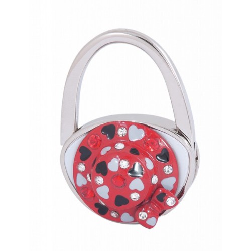 Ручка кулькова Langres набір ручка + гачок для сумки Elegance Червоний (LS.122029-05)