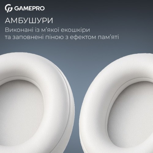 Навушники GamePro Asgard Skadi Wireless White/Blue (HSW191WB)