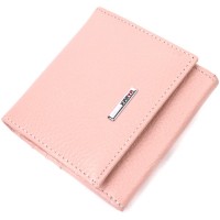 Гаманець Karya Шкіряний Пудровий (21375)