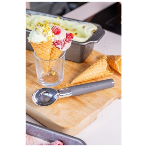 Ложка для морозива KitchenAid Coreline, 21,6 см, сіра (KAS117OHCGG)