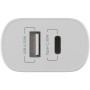 Зарядний пристрій Globex 1xUSB + 1xUSB-C 30W FastPower white (30WAC)