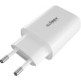 Зарядний пристрій Globex 1xUSB + 1xUSB-C 30W FastPower white (30WAC)