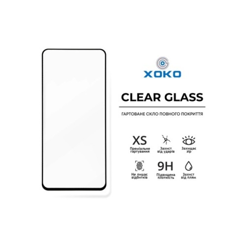 Скло захисне XoKo Full Cover Ultra-Thin Xiaomi Redmi Note 10 Lite Black 2 pcs (XK-FCU-XM-N10L)
