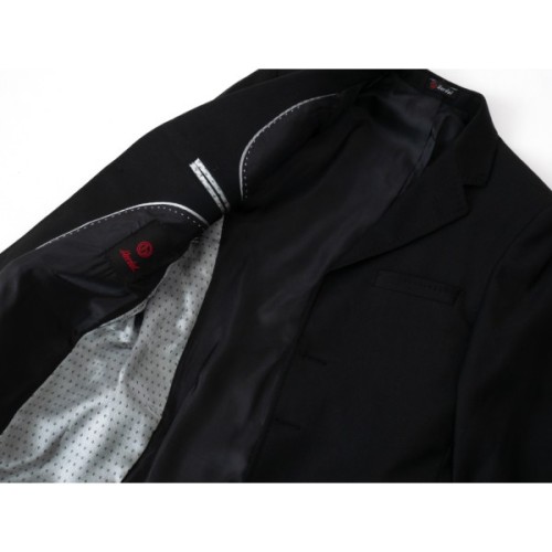 Піджак дитячий Herdal зі штанами шкільний (1957-134B-black)