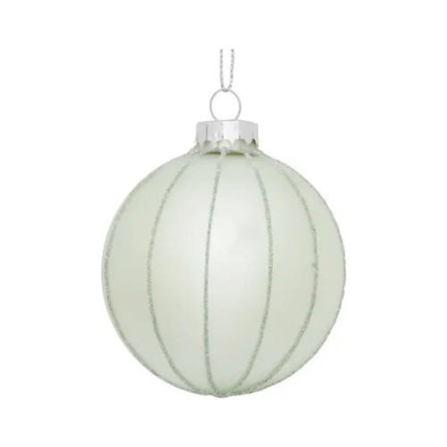 Ялинкова іграшка House Of Seasons Скляні кульки 3 шт D7 см Срібні (8718861801569)