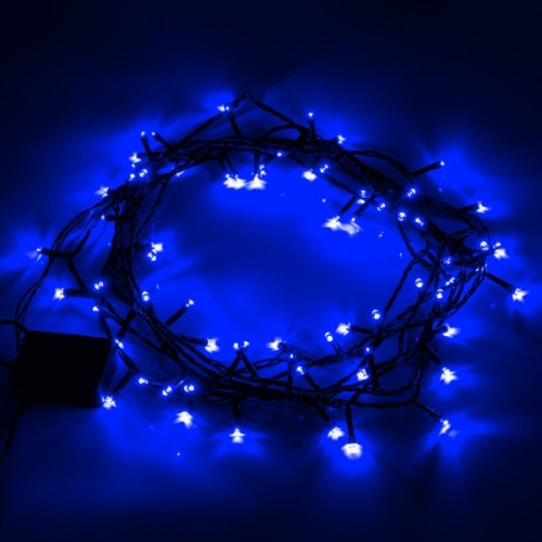 Гірлянда YES! Fun Нитка 70 LED Синя 4.9 м 8 режимів миготіння (974843)