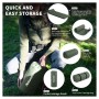 Туристичний килимок Naturehike CNK2450WS020, самонадувний, 200х63х10 см, темно-зелений (6927595712733)