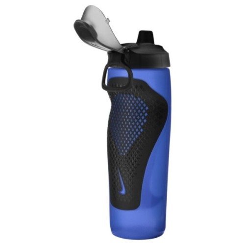 Пляшка для води Nike REFUEL BOTTLE LOCKING LID 32 OZ N.100.7670.423.32 синій, білий, чорний 946 мл (887791745521)