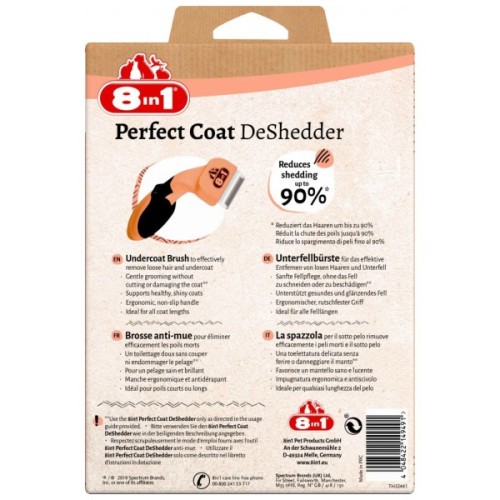 Фурмінатор для тварин 8in1 Perfect Coat для котів 4.5 см (4048422151869)