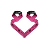 Кистьові лямки RDX S4 Gym Cotton Gel Straps Pink Plus (WAC-S4P+)