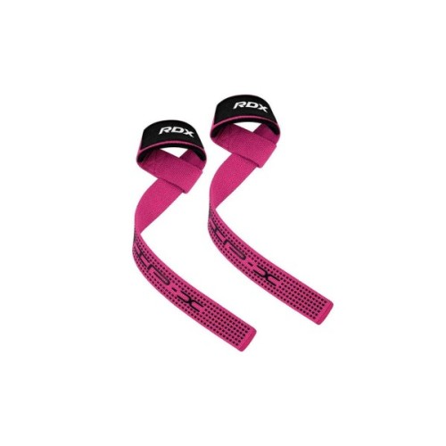 Кистьові лямки RDX S4 Gym Cotton Gel Straps Pink Plus (WAC-S4P+)