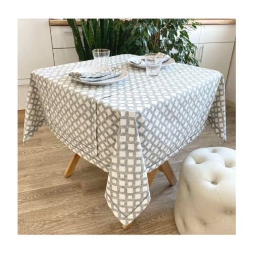 Скатертина Прованс Avantime Лофт Сірий 220х132 см (17295)