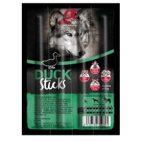 Ласощі для собак Alpha Spirit DOG Sticks Duck напіввологі з качки, палички 40 г (8437013576970)