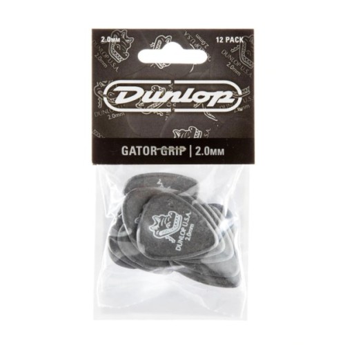 Медіатор Jim Dunlop Gator Grip Pick 2.0mm 12 шт. (417P2.0)