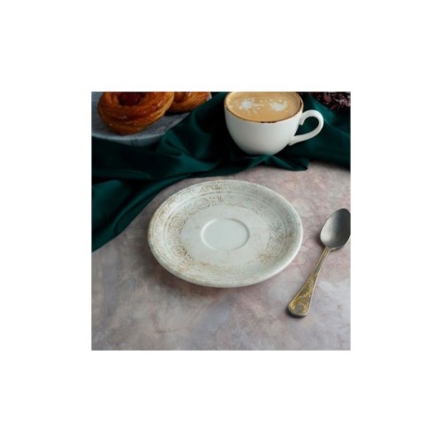 Блюдце By Bone серія "Antico" 12 см під чашку 75 мл (AN-ZT-01-KT)