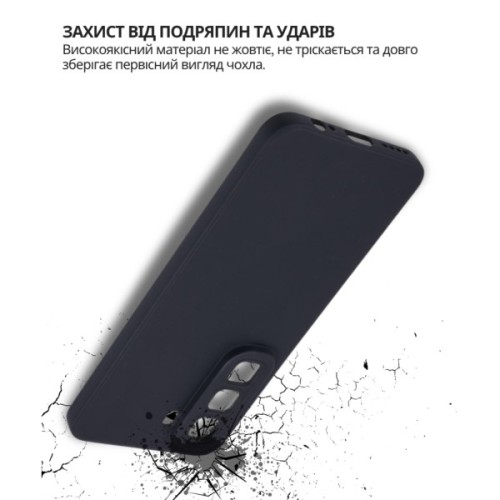 Чохол до мобільного телефона BeCover Silicone Infinix Hot 60 Pro Plus (X6886) Black (714671)