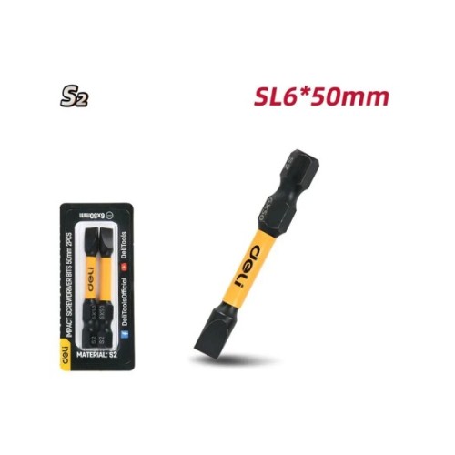 Набір біт Deli PH6 x 50 мм, 2 шт (EDL501005Z)