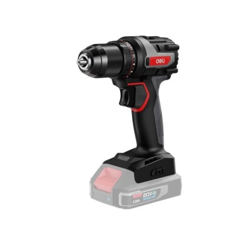 Шуруповерт Deli 20V, 50Nm, 10 мм (без АКБ та ЗП) (EDE-DZ20-1)