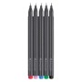 Лайнер Faber-Castell набір ручок капілярних Grip Finepen тригранна 0,4 мм, 5 кольорів (32143)