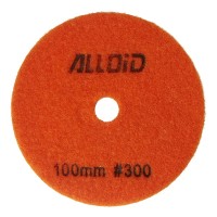 Круг зачистний Alloid Pro, алмазний, шліфувальний, на липучці, 100мм, зерно 300 (DD-63287)