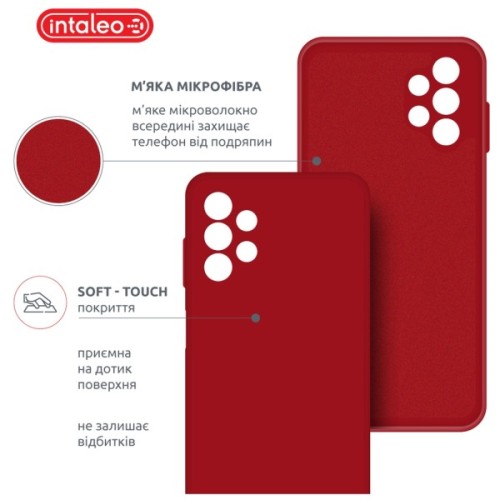 Чохол до мобільного телефона Intaleo SoftShell Samsung Galaxy A13 4G Red (1283126557897)