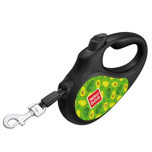 Повідець для собак WAUDOG R-leash Авокадо світловідбиваюча стрічка M 5 м (8125-0048-01)