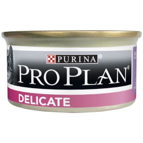 Вологий корм для кішок Purina Pro Plan Delicate З індичкою 85 г (8445290173317)