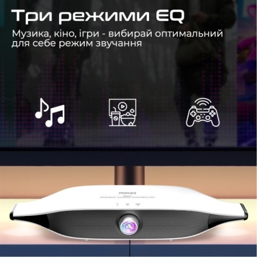 Акустична система Promate Delta-X 20W White (delta-x.white)
