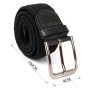 Ремінь Vintage Текстильний Чорний (20521)