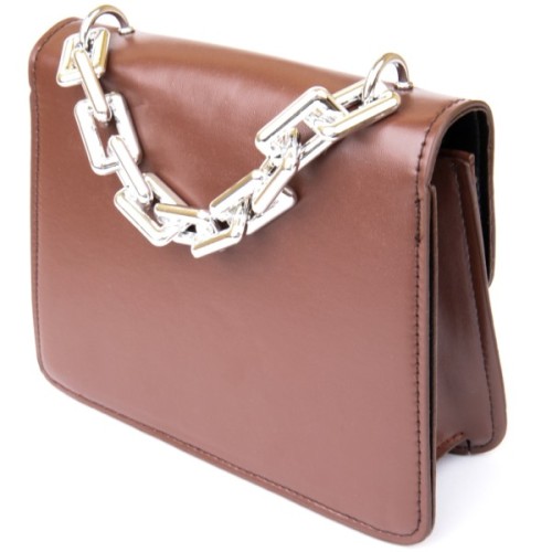 Сумка Vintage Горизонтальна зі шкірозамінника Коричнева (sale_14907)