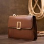 Сумка Vintage Горизонтальна зі шкірозамінника Коричнева (sale_14907)