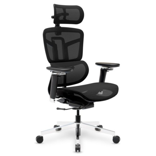 Офісне крісло Mealux S4 Air Black (HF-S4 M/B)