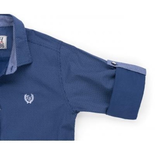 Сорочка дитяча Breeze в крапочку (G-202-146B-blue)