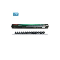 Набір торцевих головок Toptul ударних низькопрофільних з 6-гр. хвостовиком (GDBU1402)