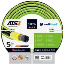 Шланг для поливу Cellfast GREEN ATS, 3/4", 25м, 5 шарів, до 30 Бар, -20…+60°C (15-120)