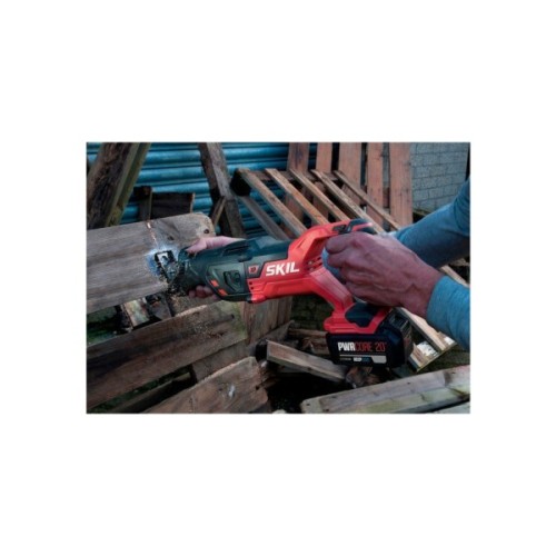 Шабельна пила Skil 3480 CB XP, безщітковий, 4.0 Ah, ЗП (SW1E3480CB+BC1E3111A)